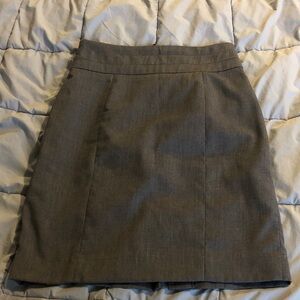 H&M Classic Gray Midi Skirt